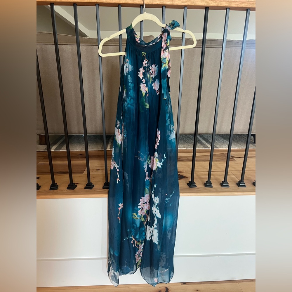 Scandal Italy romance Dress One size silk halter beautiful print! Worn once!